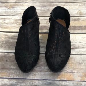 Black booties size 9